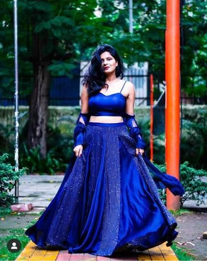 Blue Lehenga