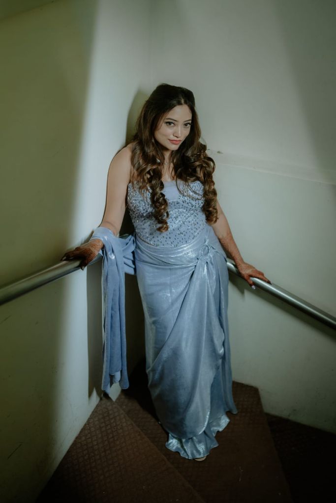 Blue Saree