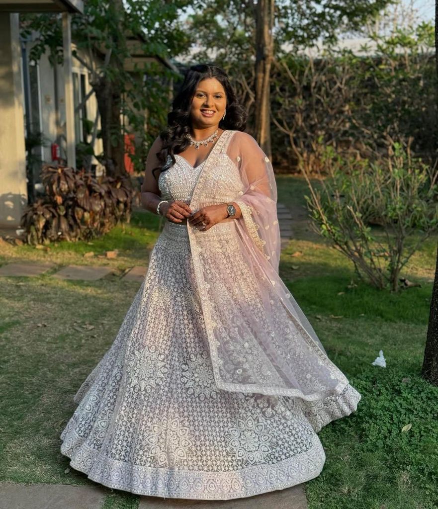 White Bridal Lehenga